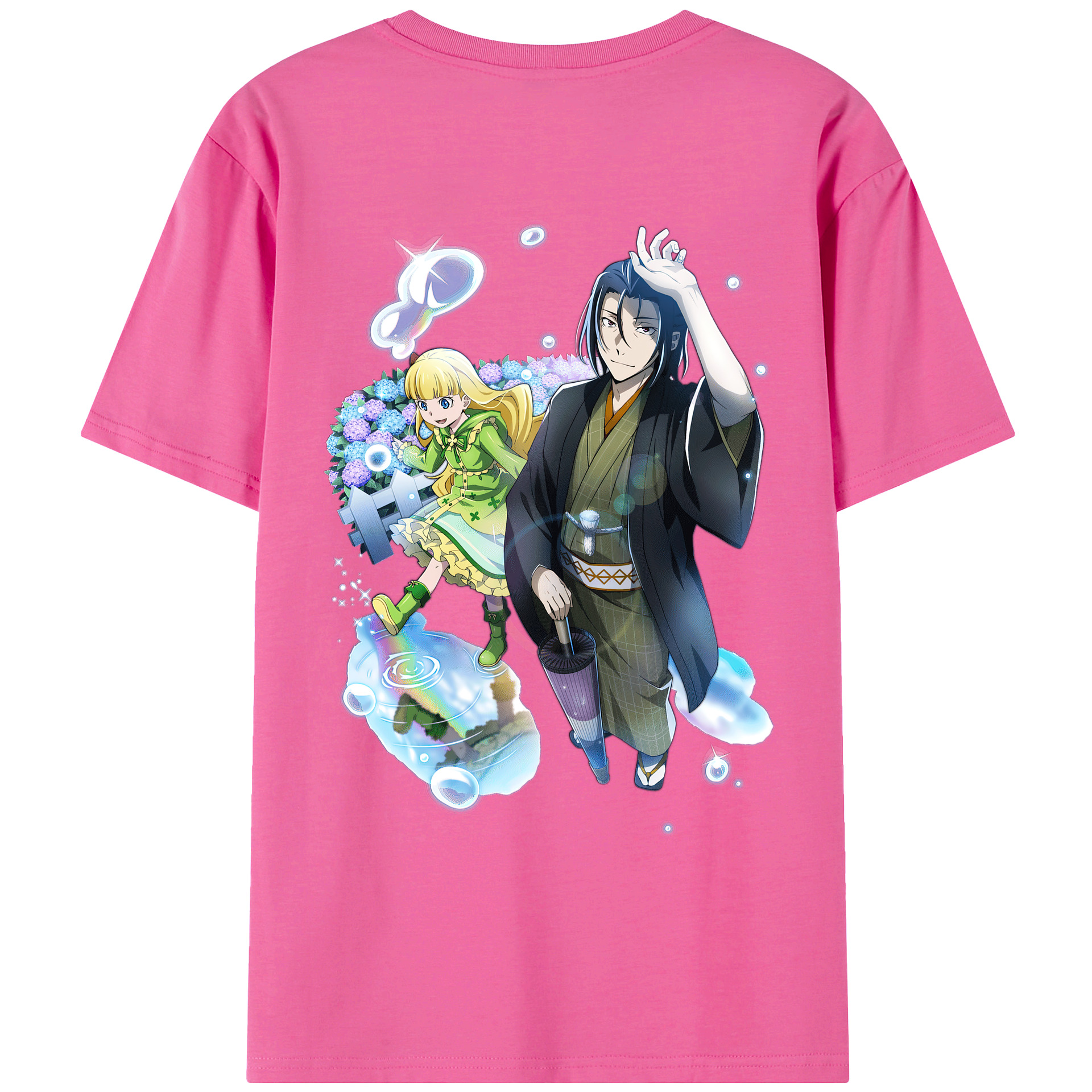（画像用） 文豪ストレイドッグス Bungo Stray Dogs レディース半袖Tシャツ(バックプリント)